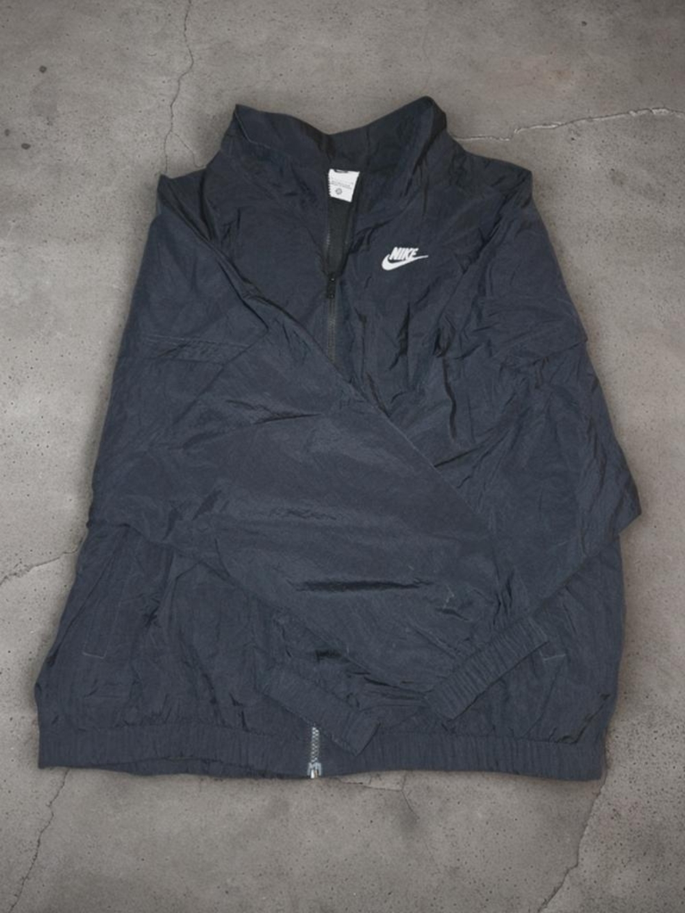 Nike Men's Black Windbreaker Jacket